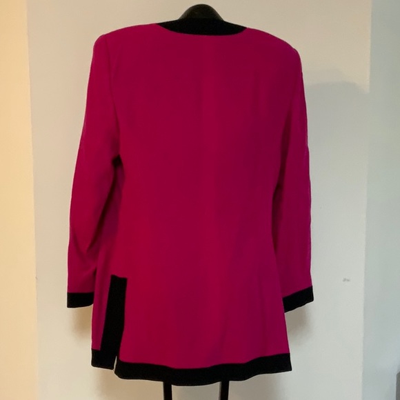 New with tag Ellen Tracy 2pc wool coat and skirt Size 12/14 - Picture 5 of 11